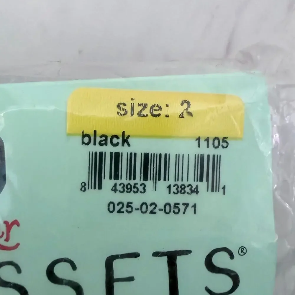 Love your Assets Reversible Shaping Tights Black Flipside Diamond NEW